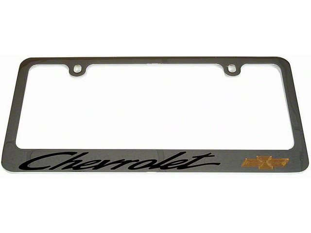 Nova License Plate Frame, Bowtie And Chevrolet Script Letters, 1962-1979