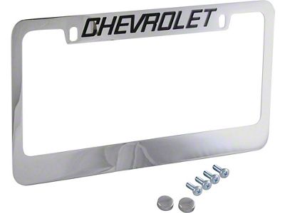 Nova License Plate Frame, Chevrolet Block Letters, 1962-1979