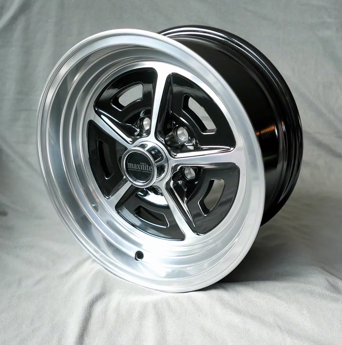 Ecklers Magnum 500 Style Black/Diamond Cut Wheel; 15x7; -5mm