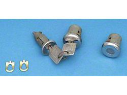 Ignition/Door Lock Set, w/ Late Style Keys (1967 Chevy II)