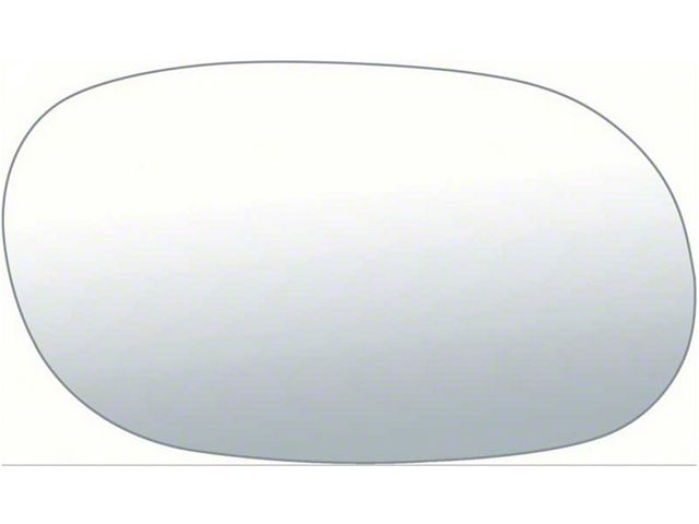 Nova Mirror Glass, Bullet Style, Right, 1970-1979