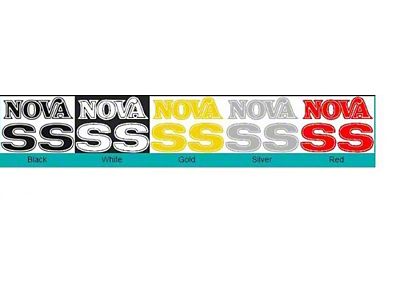 Nova Names Kit, Super Sport, 1975-1976 (Nova, Super Sport SS Coupe, Two-Door)