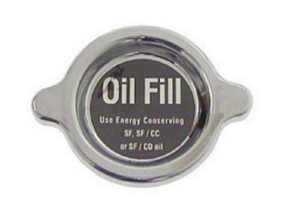 Nova Oil Filler Tube Cap, Chrome, 1967-1969