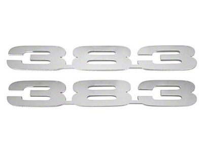 Nova Or Chevy II Engine Displacement Emblem 1962-1979