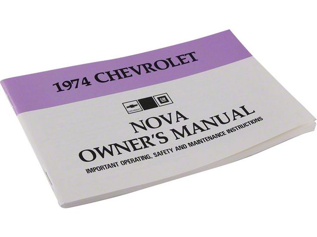 1974 Nova Owners Manual