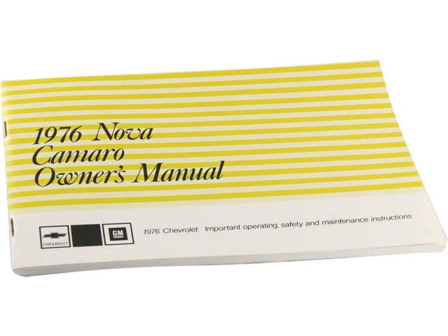 1976 Nova Owners Manual