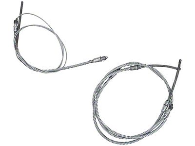 Nova Parking Brake Cable Set, Steel, 1962-1967