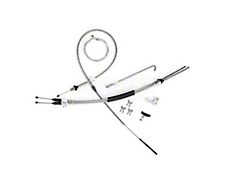 Nova Parking Brake Cable Set, OE Steel, 1968-74