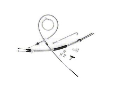 Nova Parking Brake Cable Set, OE Steel, 1968-74