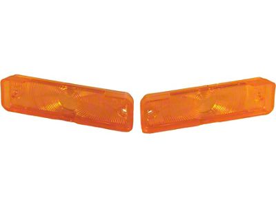 Nova Parking Light Lenses, Amber, 1966-1967