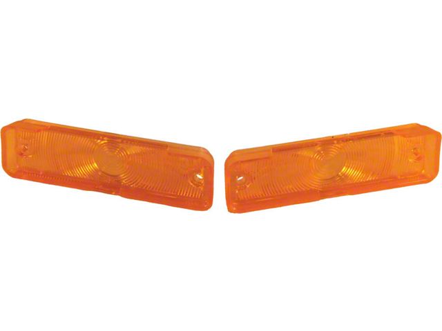 Nova Parking Light Lenses, Amber, 1966-1967