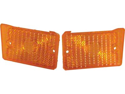 Nova Parking Light Lenses, Amber, 1971-1972