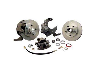 Nova Power Disc Brake Conversion Kit, Complete, Front, For Drum Brake Spindles, 1962-1967