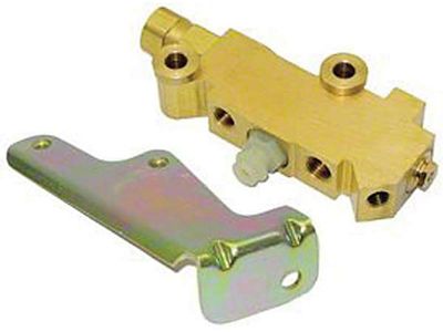 Proportioning Valve & Bracket Set, Disc Brake Con, 1962-1979