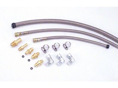 Rack And Pinion Power Steering Hose Kit, For Late Model Type 2 Pump (1968 Chevy II; 69-74 Nova)