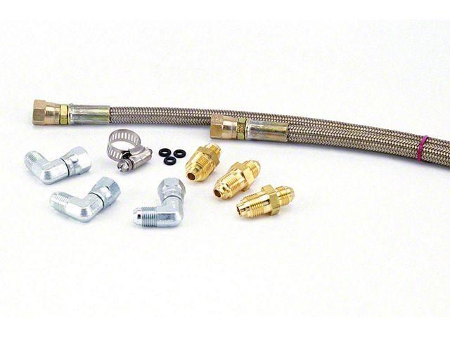 Nova Rack And Pinion Power Steering Hose Kit, For Original Style Pump, 1968-1974