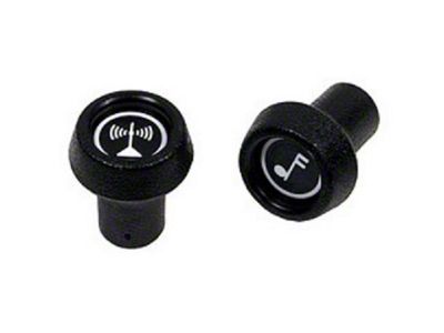 Nova Radio Control Knobs, 1972-76