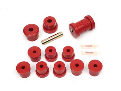 Nova Rear Leaf Spring Bushings,Poly,Multi Leaf, Red 1967-69