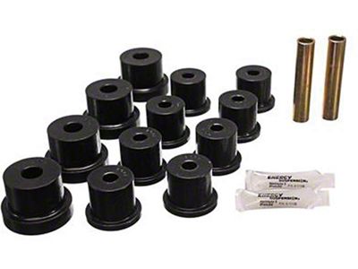 Nova Rear Leaf Spring Bushings, Polyurethane, Mono Leaf, 1962-1974