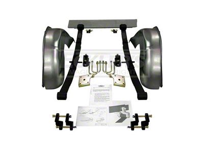 Detroit Speed Rear Mini-Tub Kit; 3-Inch Drop (68-74 Chevy II, Nova)