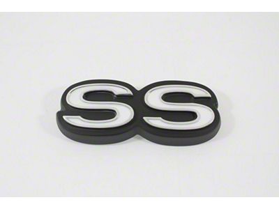 Nova Rear Panel Emblem, Super Sport, Show Quality 1970-1972 (Nova, Super Sport SS Coupe, Two-Door)