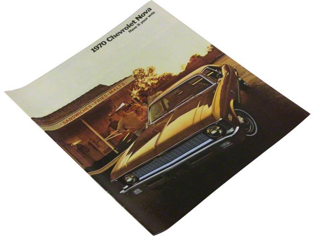 1970 Nova Color Sales Brochure