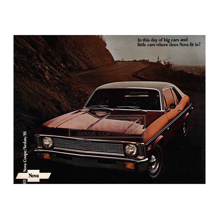 Ecklers 1971 Nova Color Sales Brochure