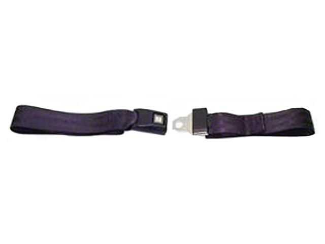 Nova Seat Belt, Front, Black, 1967-69