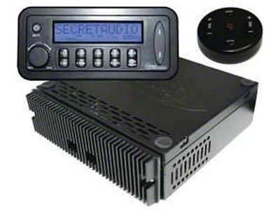 Custom Autosound Secretaudio SST Radio with Bluetooth (Universal; Some Adaptation May Be Required)
