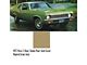 Nova, Sedan Rear SS, Custom, Seat Cover, Vinyl, 2-Door Sedan, 1972 (Nova, Super Sport SS Coupe, Two-Door)