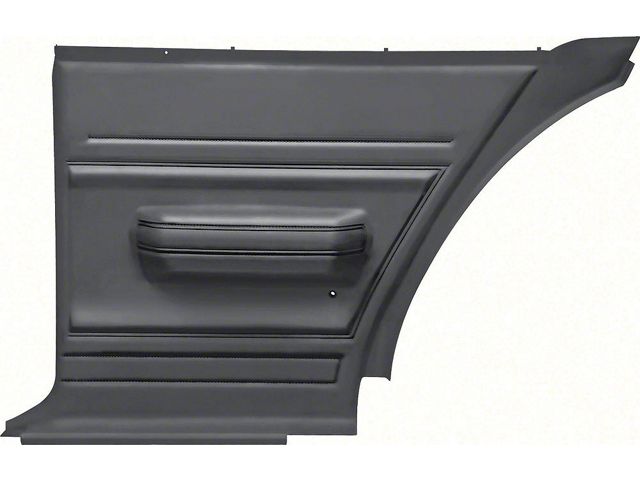 Nova Side Trim Panel, Rear, Deluxe, 2 Door, Right, 1975-1979