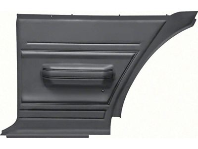 Nova Side Trim Panel, Rear, Deluxe, 2 Door, Right, 1975-1979