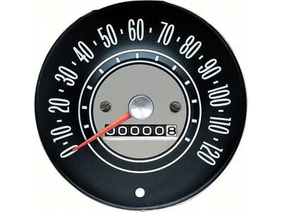 Nova Speedometer, 120 MPH, 1965