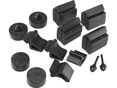 Stopper Set, Rubber (62-65 Chevy II)