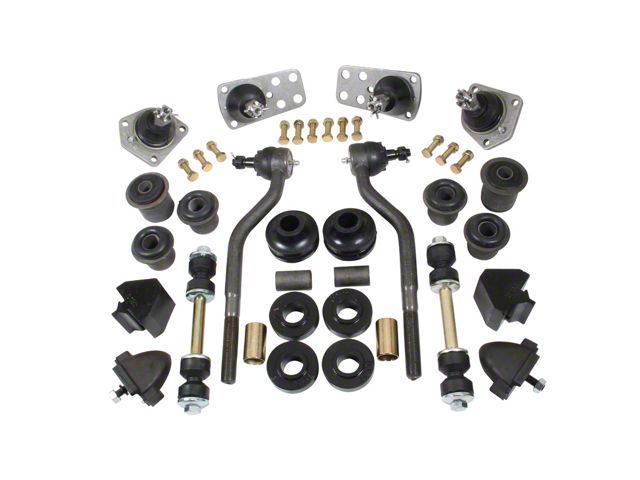 Nova Suspension Rebuild Kit, Front End, Rubber, 1963-1967