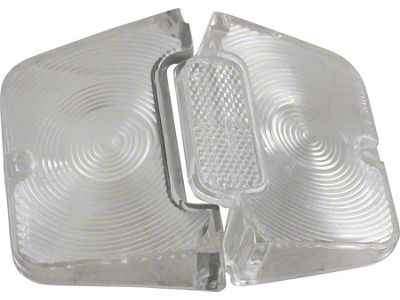 Nova Taillight Lens Set, Clear, 1962-1964