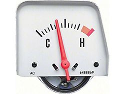 Nova Temperature Gauge, Console, Silver, 1968-1974