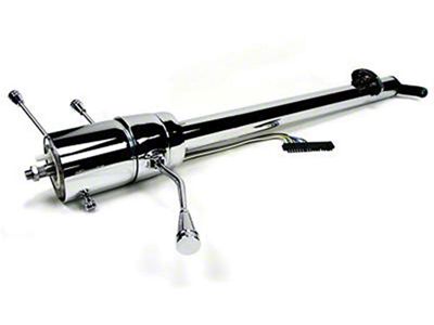 Nova Tilt Steering Column, Column Shift, Chrome, IDIDIT, 1967