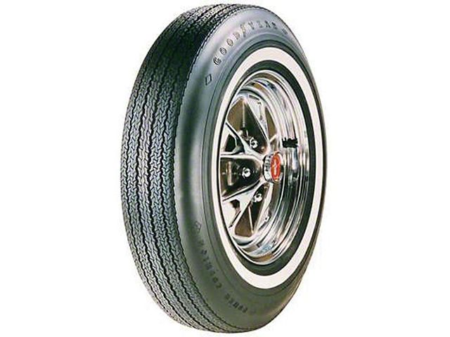 Nova Tire, 6.95/14 With 7/8 Wide Whitewall, Goodyear PowerCushion Bias Ply, 1965-1966