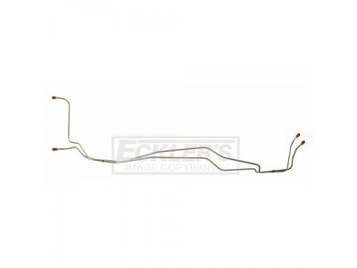 Transmission Cooler Line, Steel, V8 T-350 73-74