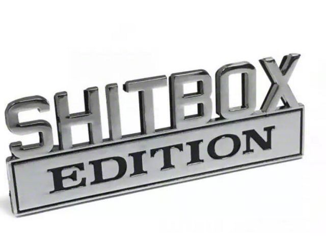 Nova UltraEmblem Shitbox Edition Fender Emblem