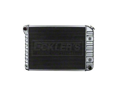 Nova US Radiator, Copper And Brass, Standard Duty, For CarsWith Small Block 307CI And 350CI, Manual Transmission, Three Row, 1972-1974