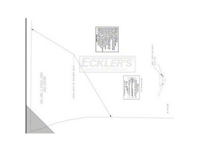 Nova V Fender Emblem Template Kit, 1964