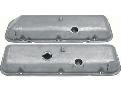 Nova Valve Covers, Unfinished, Big Block, With Power Brakes, 1967-1972
