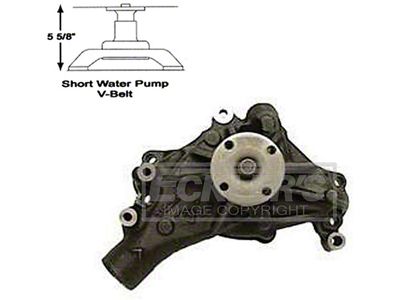 Nova Water Pump, Small Block, Long Style, AC Delco, 1969-76