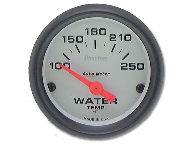 Nova Water Temperature Gauge, Phantom Series, AutoMeter, 1967-69