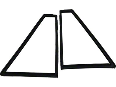 Nova Weatherstrip Set, Rear Door, Stationary Vent Window, 4-Door Station Wagon, 1962-1967
