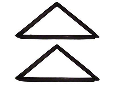 Nova Weatherstrip Set, Stationary Vent Window, Sedan, 1962-1965