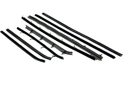 Window Felt Kit, 2-Door Hardtop, Round Bead (66-67 Chevy II)