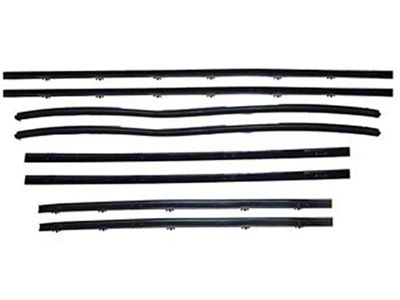 Window Felt Kit, 2-Door Sedan (62-65 Chevy II)